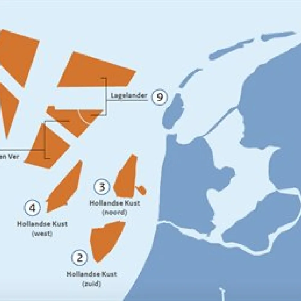 Kaart windenergiegebieden