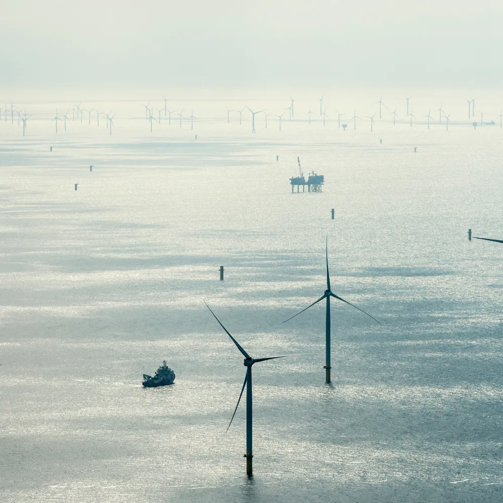 Windturbines bij Borssele