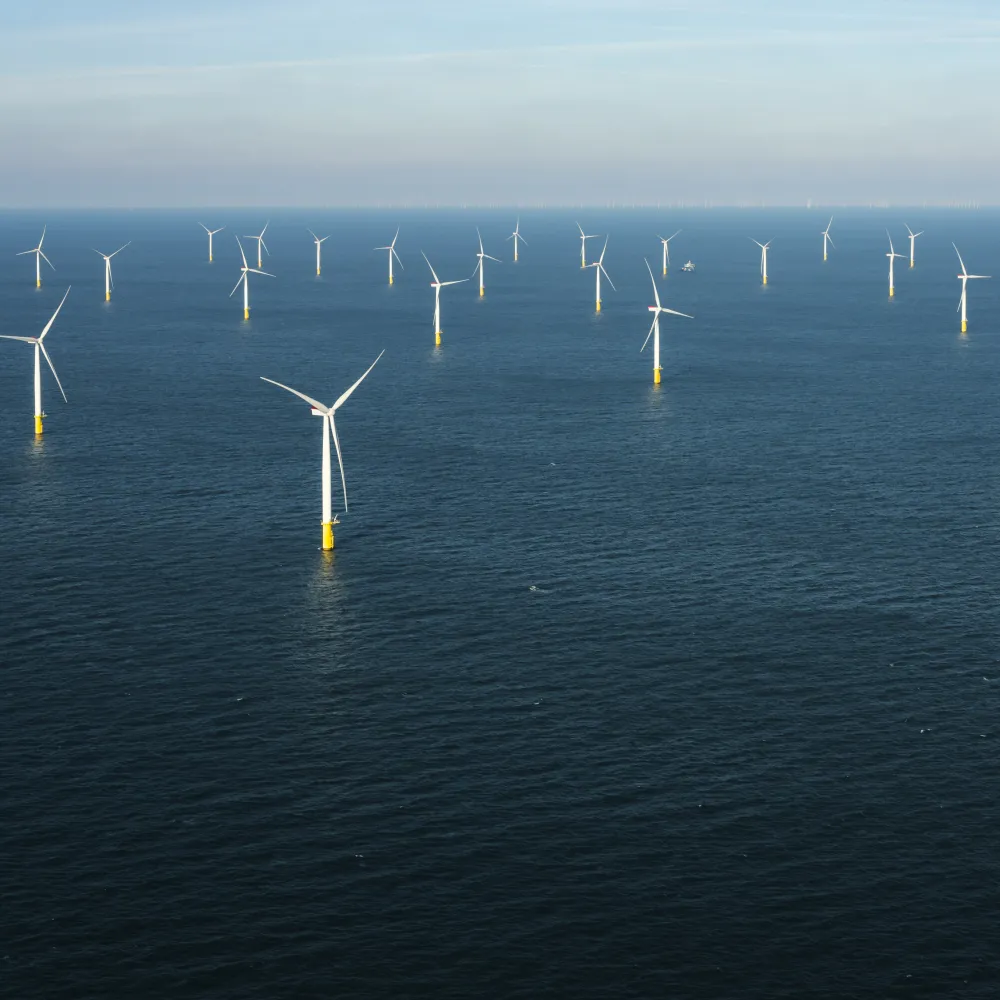 Windturbines bij Borssele