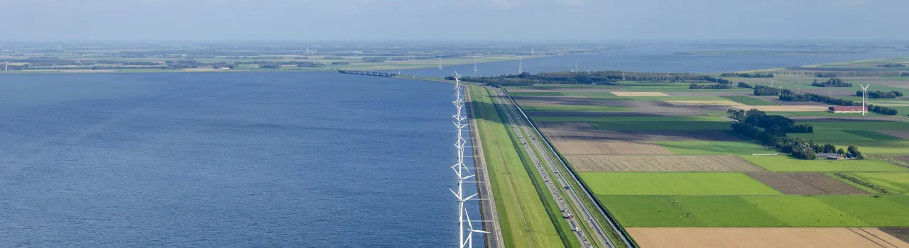 Windturbines in Flevoland