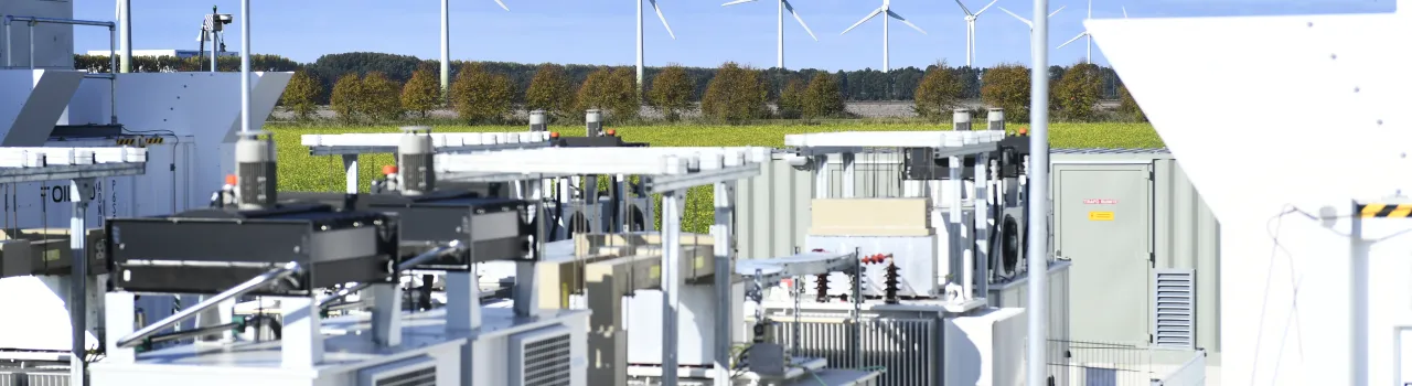 Grootschalige batterij nabij Lelystad