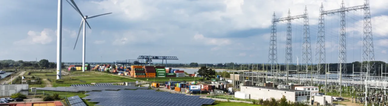 Masten in het Noord-Brabantse landschap
