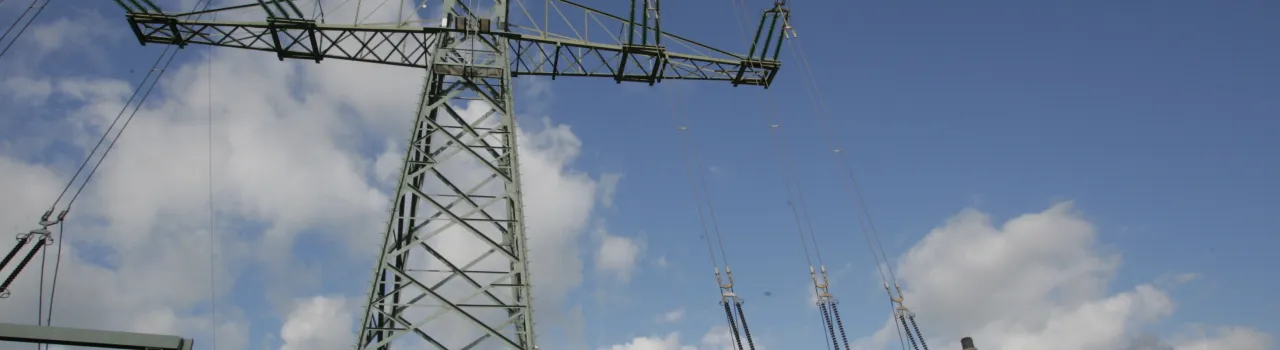 Hoogspanningslijn tussen Maasbracht en Eindhoven