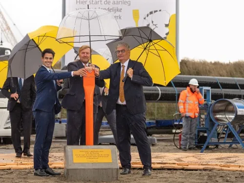 start aanleg waterstofnetwerk