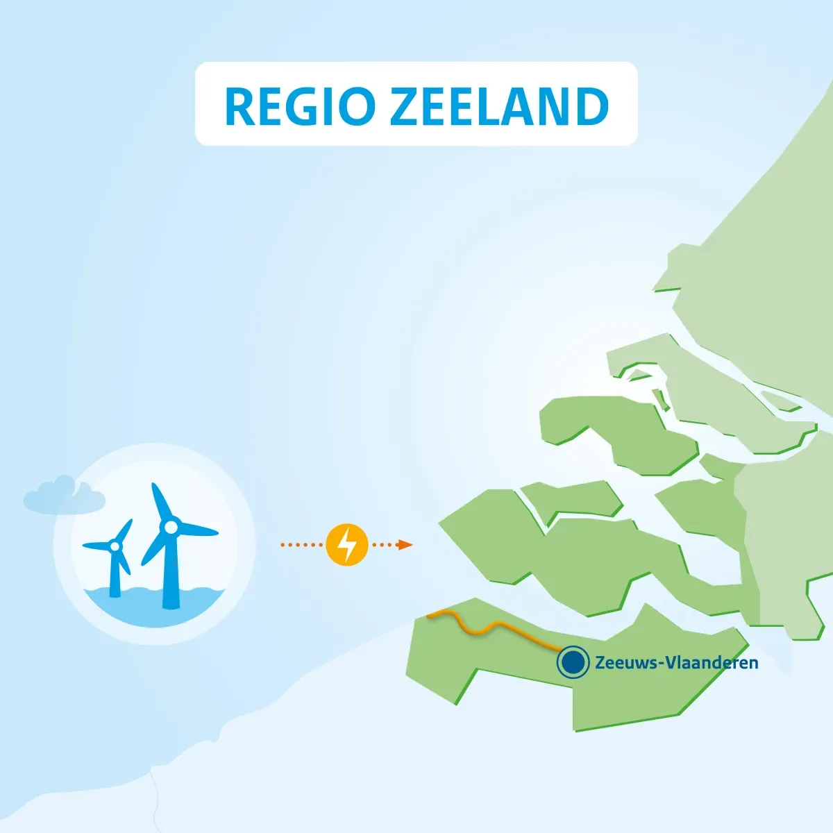Regiokaart VAWOZ Zeeland